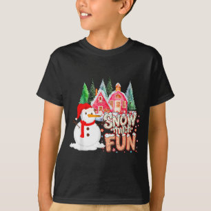 Is Snow Much Fun Winter Christmas Teacher Holiday T-Shirt