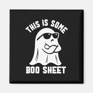Is Some Boo Sheet Halloween Ghost Funny Costume Magnet