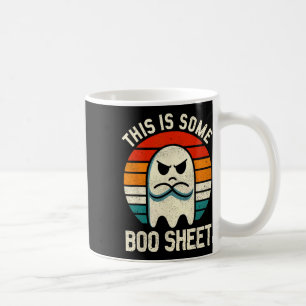 Is Some Boo Sheet Retro Halloween Ghost For Men Wo Coffee Mug