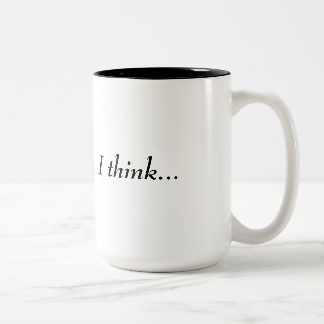 Is that coffee? Two-Tone coffee mug (Right)