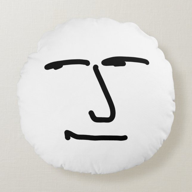 IS THAT SO Round Pillow (Front)