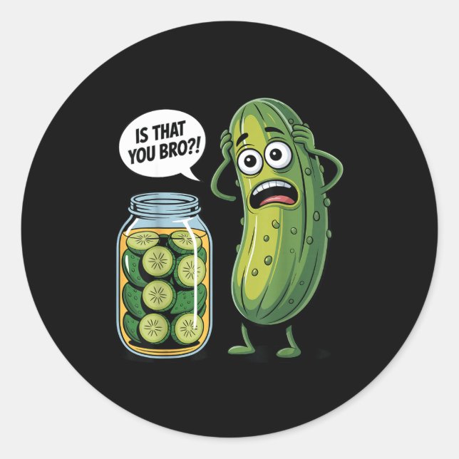 Is That You Bro_ Humorous Ckle Lovers Funny Cuber  Classic Round Sticker (Front)