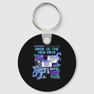 Is The 2016 Vaporwave Pixel Computer Aesthetic Key Ring