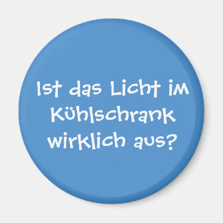 Is the light in the fridge really out? magnet