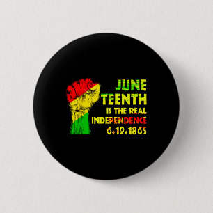 Is The Real Independence Day 1865 Freedom Pride 1  6 Cm Round Badge