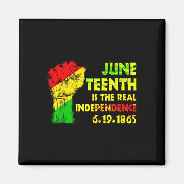 Is The Real Independence Day 1865 Freedom Pride 1  Magnet (Front)