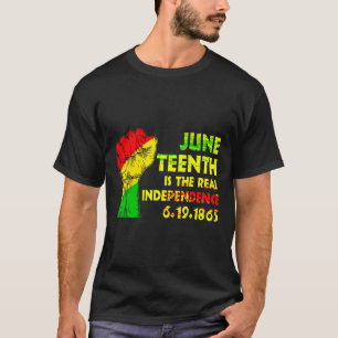 Is The Real Independence Day 1865 Freedom Pride 1  T-Shirt