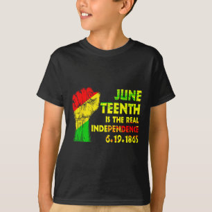 Is The Real Independence Day 1865 Freedom Pride 1  T-Shirt