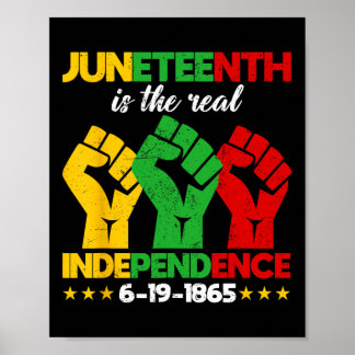 Is The Real Independence Day 1865 Freedom Pride 2 Poster