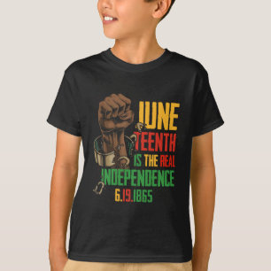 Is The Real Independence Day 1865 Freedom Pride 3 T-Shirt
