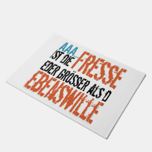 Is the snout bigger than will to live? doormat
