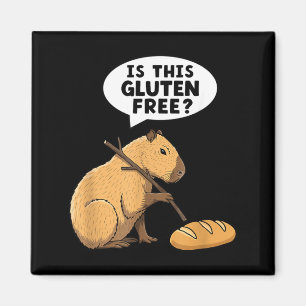 Is this gluten capybara funny celiac disease magnet