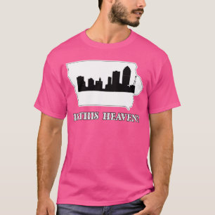 Is This Heaven Iowa State Map Funny Quote T-Shirt