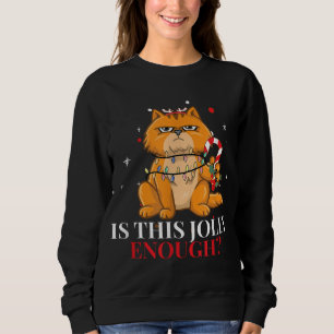 Is this jolly enough black cat xmas perfect for an sweatshirt