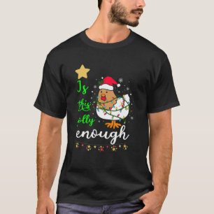 Is This Jolly Enough Chicken Merry Christmas T-Shirt