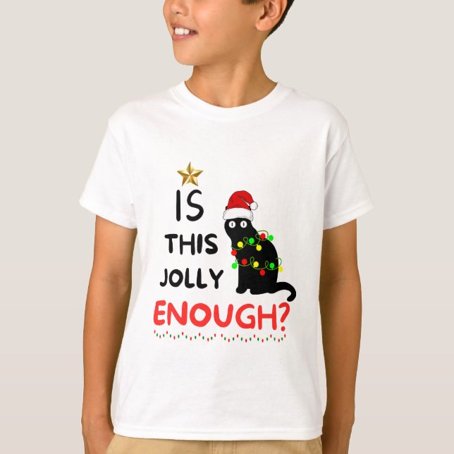 Is This Jolly Enough, Christmas Grinch T-Shirt (Front)