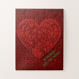 Is This Knot Love? Personalised Valentine Jigsaw Puzzle