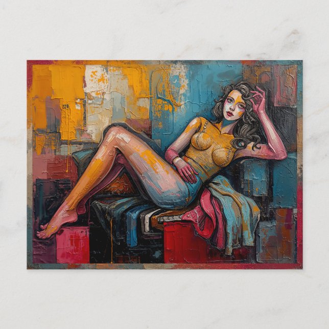 “Is This One Working” – Jasmine’s Portrait Holiday Postcard (Front)