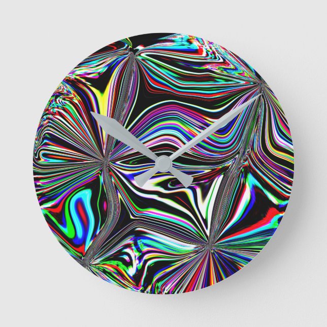 Is Time Melting? Round Clock (Front)