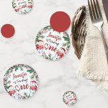Is Turning One | Snowman Christmas 1st Birthday<br><div class="desc">Add a splash of colour and joy to your little one's first birthday celebration with our 'Is Turning One | Snowman Christmas 1st Birthday Confetti'. Make it a day to remember! Get yours now and let the festivities begin!</div>
