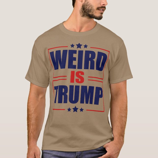 Is Weird Minimalist Word T-Shirt (Front)