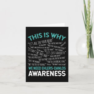 Is Why We Need Ehlers-danlos Syndrome Awareness  Card