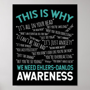 Is Why We Need Ehlers-danlos Syndrome Awareness  Poster