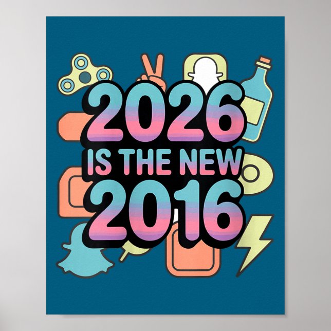 Is Women's 2016 Retro Nostalgia V Poster (Front)