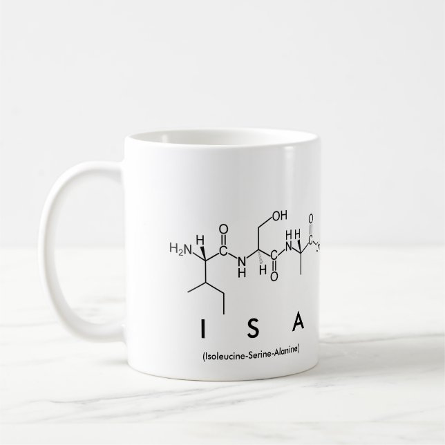 Isa peptide name mug (Left)