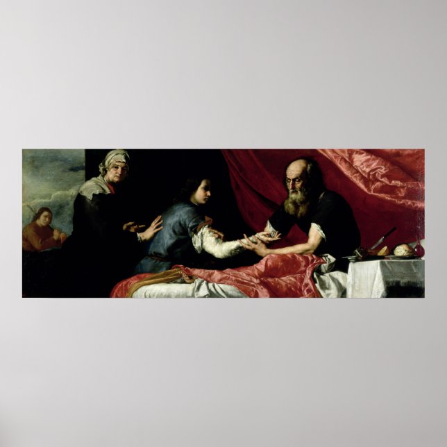 Isaac Blessing Jacob, 1637 Poster (Front)