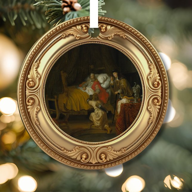 Isaac Blessing Jacob Advent Jesse Tree Metal Tree Decoration (Creator Uploaded)