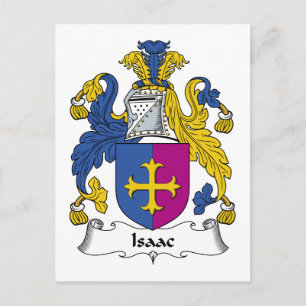 Isaac Family Crest Postcard