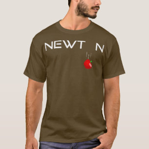 Isaac Newton Physicist Mathematician Gravity Apple T-Shirt