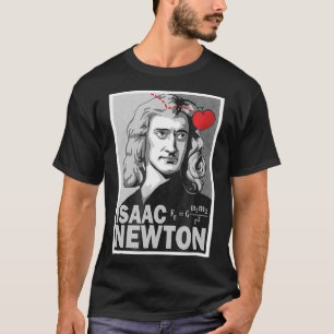 Isaac Newton Poster Style Pop Art  T-Shirt