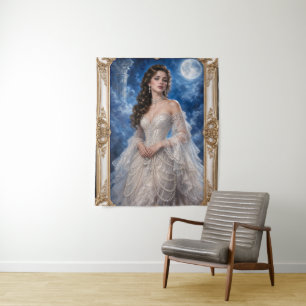 Isabeau Castellan Celestial Moonlit Ethereal Tapestry