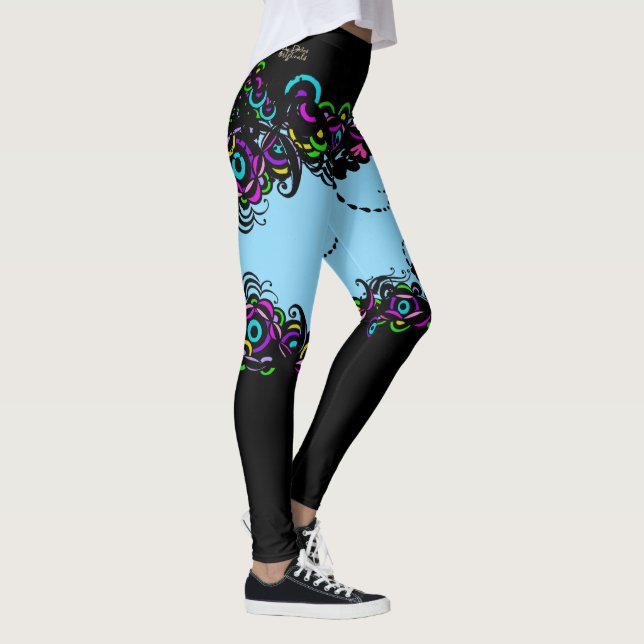 Isabella Blue Leggings (Right)