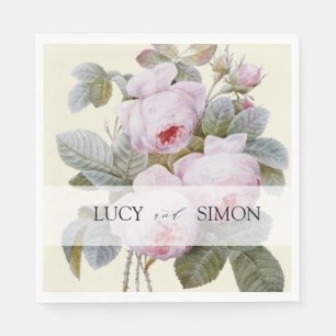 Isabella, Elegant Vintage Roses Napkin