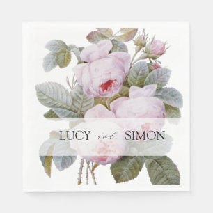 Isabella, Elegant Vintage Roses Napkin