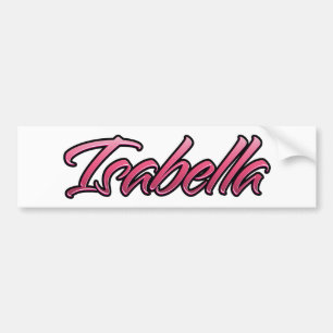 Isabella faded pink Aufkleber Sticker