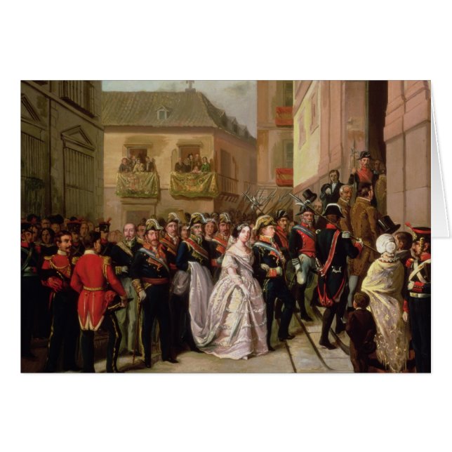 Isabella II of Spain  and her husband (Front Horizontal)