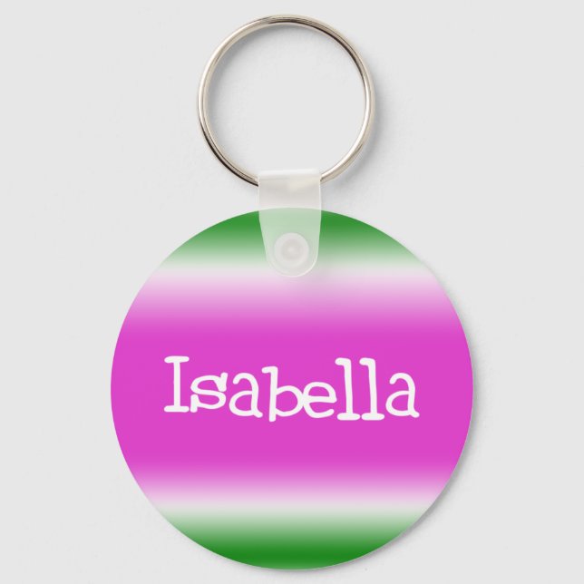 Isabella Key Ring (Front)