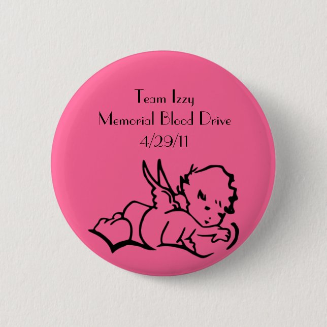 Isabelle Memorial Blood Drive Pin (Front)