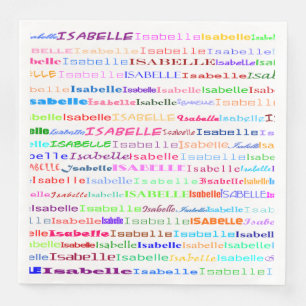 Isabelle Text Design II Napkin