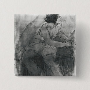 Isadora Duncan 15 Cm Square Badge