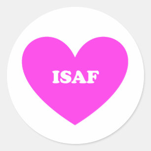 Isaf Classic Round Sticker