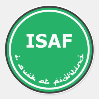 ISAF Logo Classic Round Sticker