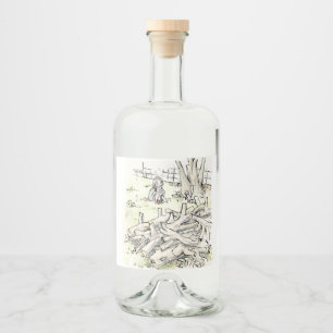 Isago Liquor Bottle Label