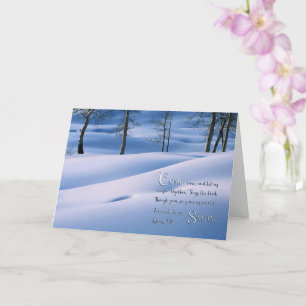 Isaiah 1:18 Inspirational Card