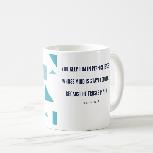 Isaiah 26:3 Mug (Front Right)