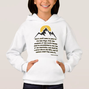 Isaiah 2:2 Bible Scripture Quote KJV Girl's